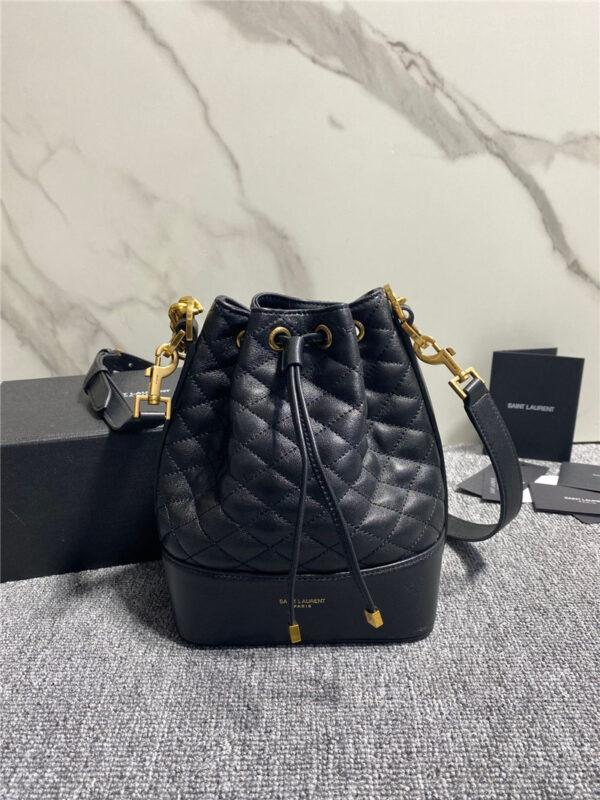 ysl sheepskin bucket bag