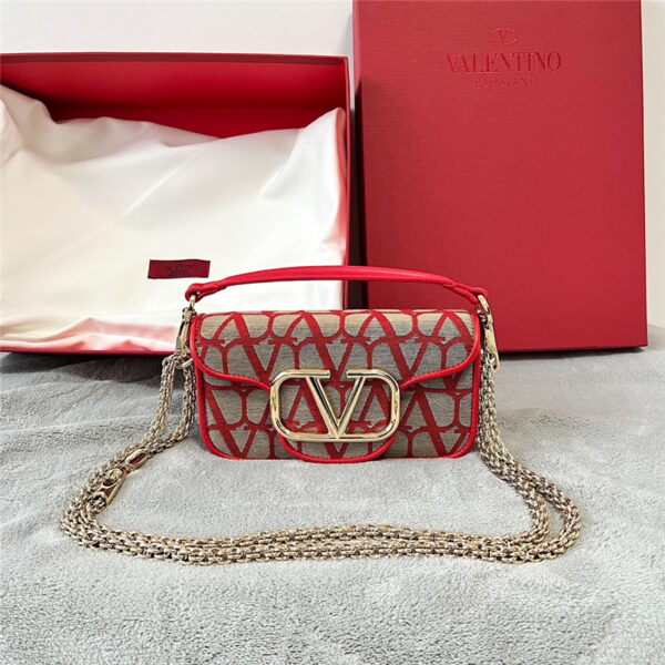 valentino V logo Mini Locò bag in calfskin