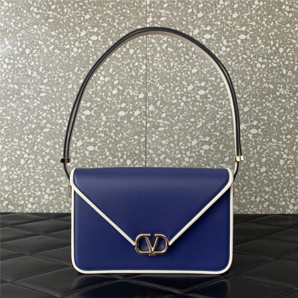 valentino garavani letter leather shoulder bag