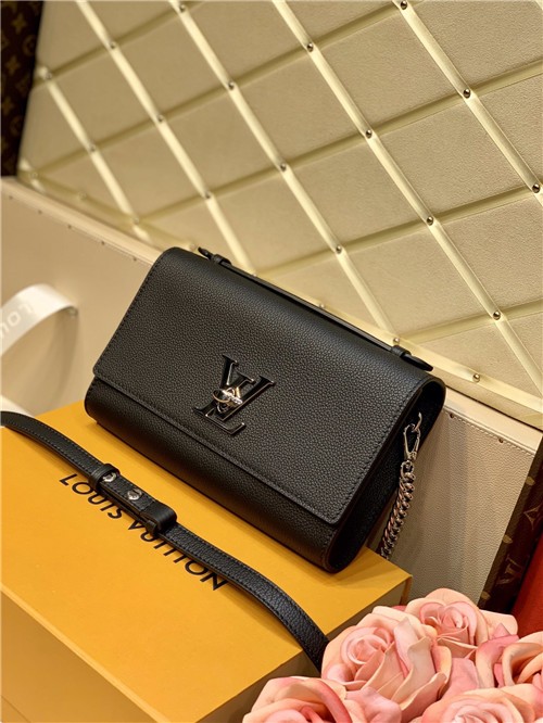 lv lockme clutch replica bags