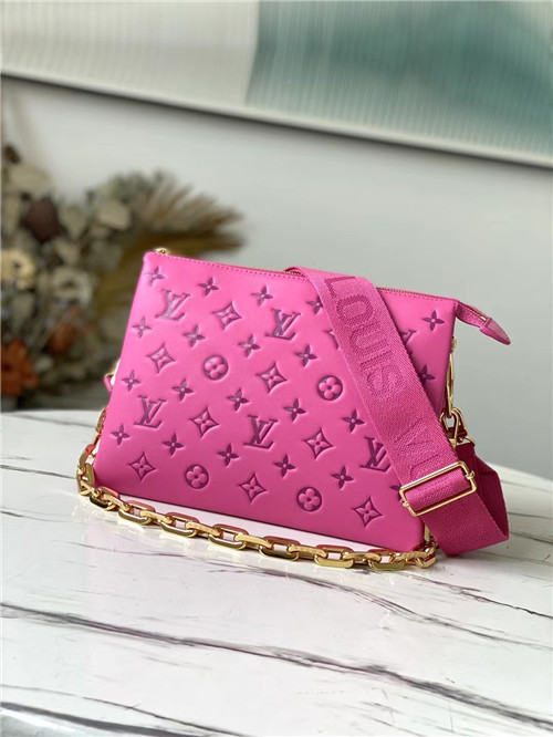 lv coussin bag pink