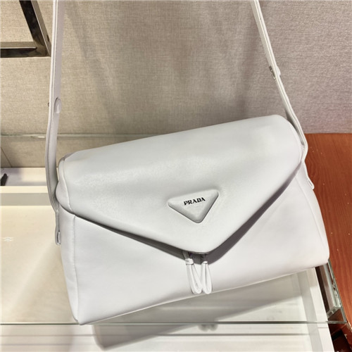 prada nappa leather shoulder bag