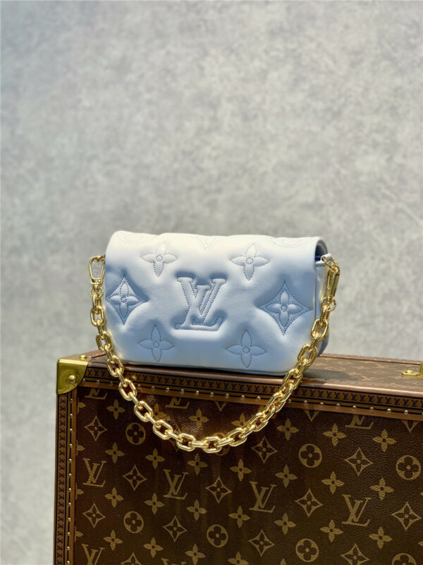 louis vuitton lv bubblegram wallet on strap bag