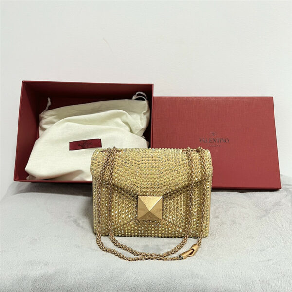 valentino one stud crystal micro bag