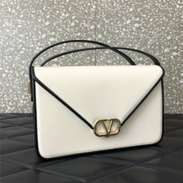 valentino garavani letter leather shoulder bag